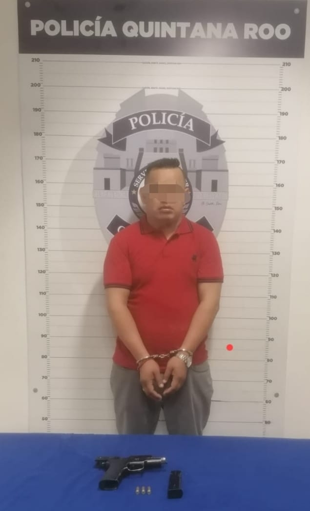 Un hombre identificado como Carlos “N” fue detenido en la Supermanzana 251 Un hombre identificado como Carlos “N” fue detenido en la Supermanzana 251