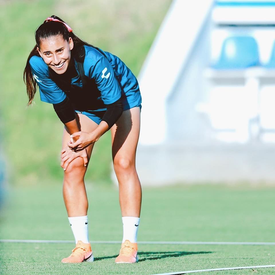 La deportista carmelita inició en las filas del Club Femenil Pachuca en el año 2018