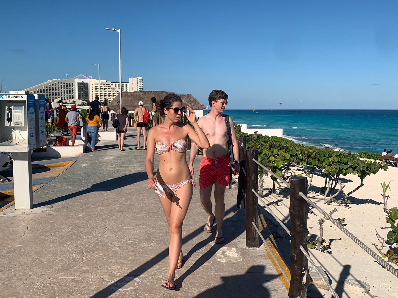 De acuerdo con los guardavidas hay un recale atípico de sargazo que no afectó a los turistas De acuerdo con los guardavidas hay un recale atípico de sargazo que no afectó a los turistas