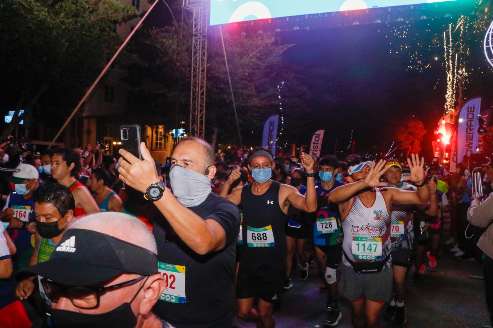 La maratón de la ciudad de Mérida se llevó a cabo en el Monumento a la Patria La maratón de la ciudad de Mérida se llevó a cabo en el Monumento a la Patria