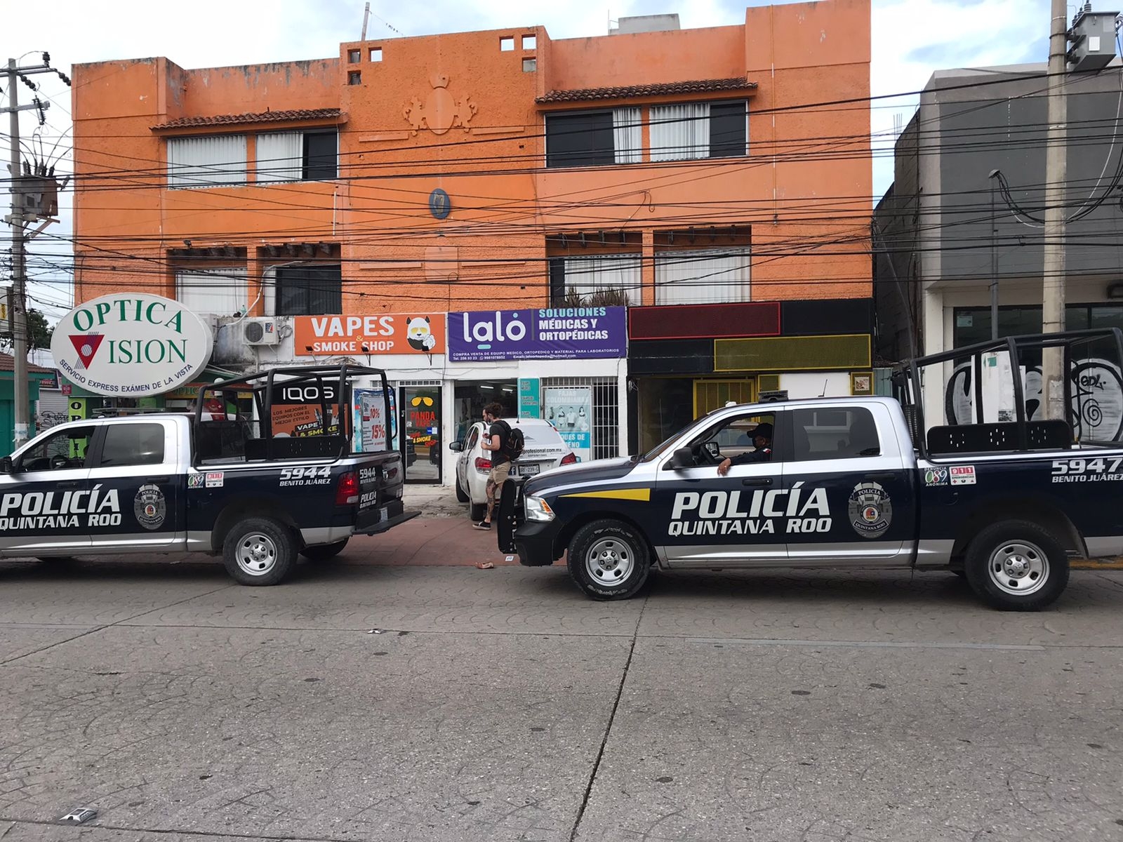 Las patrullas acudieron al lugar de los hechos
