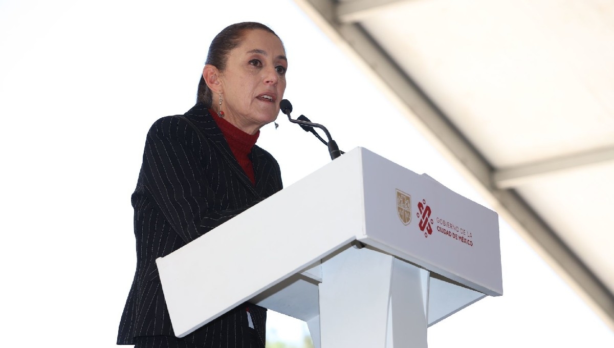 Sheinbaum llegó a las 9:50 a la casilla para emitir su voto de la Revocación de Mandato