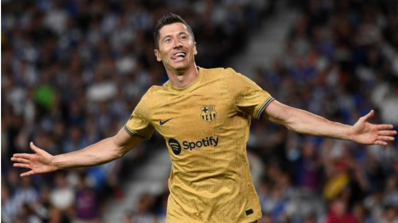 Asi fue el golazo de Robert Lewandowski en el triunfo del Barcelona ante el Mallorca: VIDEO