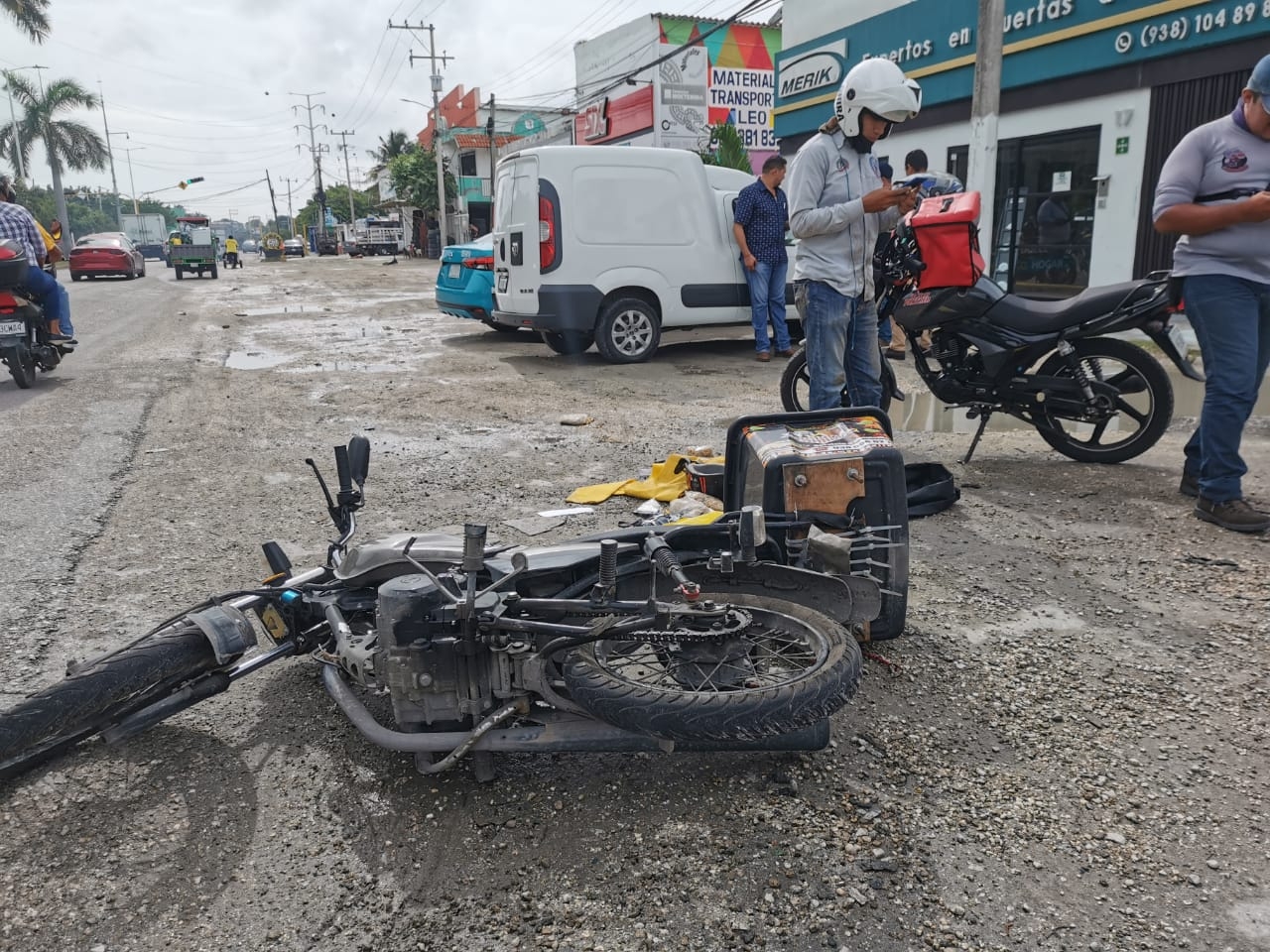 Solamente se registraron daños materiales