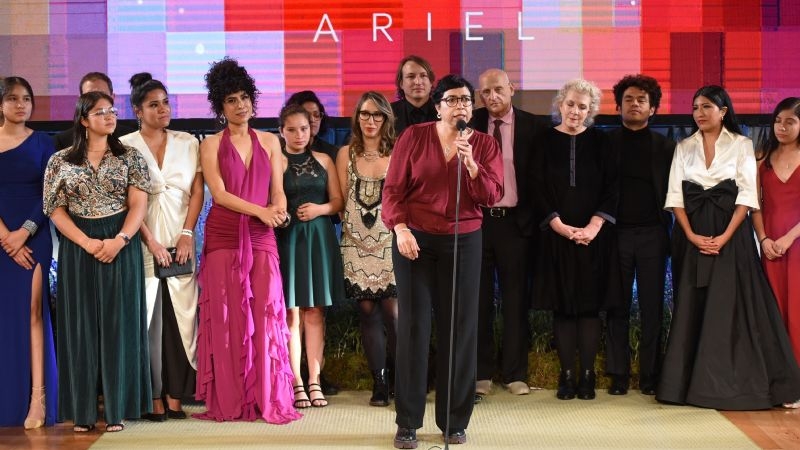 Durante la entrega de los Premios.