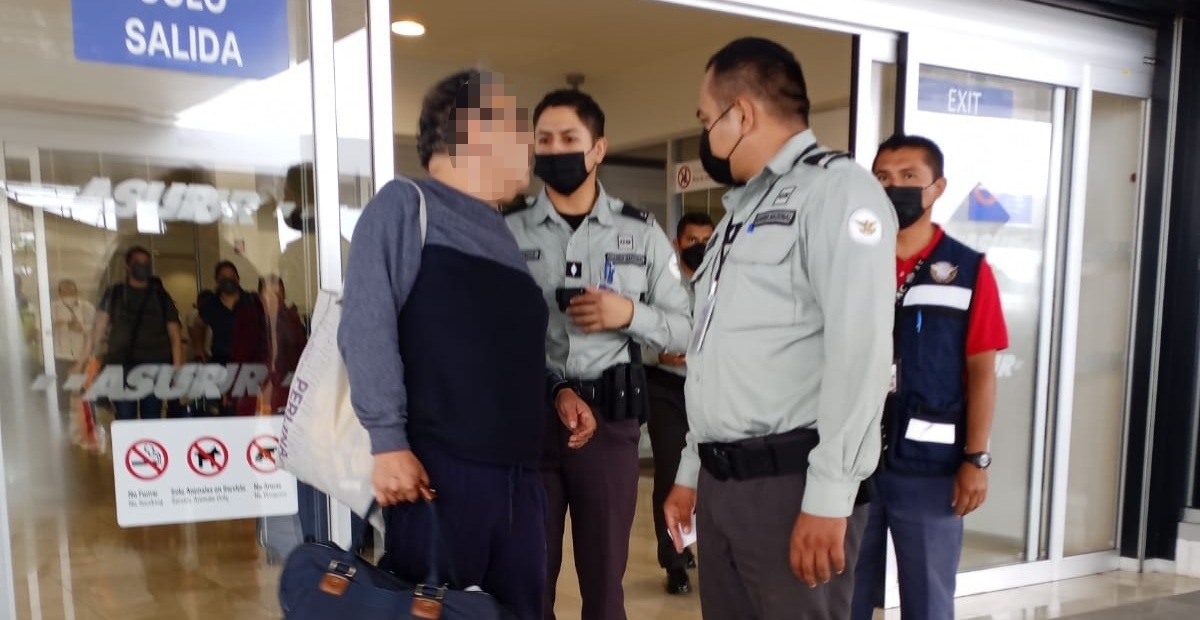 El hombre fue detenido y posteriormente puesto en libertad por las autoridades federales