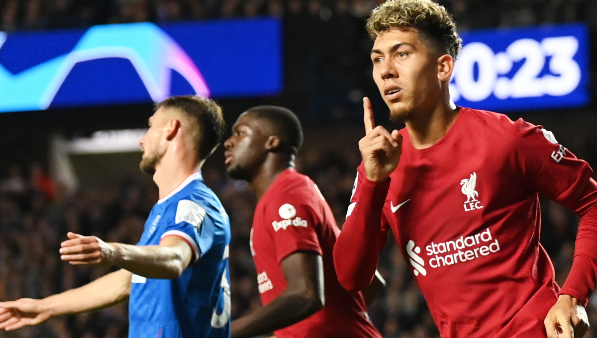 Liverpool aplasta al Rangers y se acomoda para la siguiente fase de la Champions League