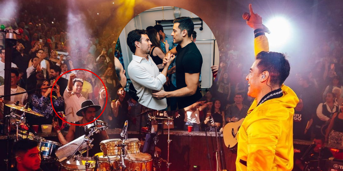 El piloto y el cantante convivieron después del palenque. Foto Instagram Carlosrivera