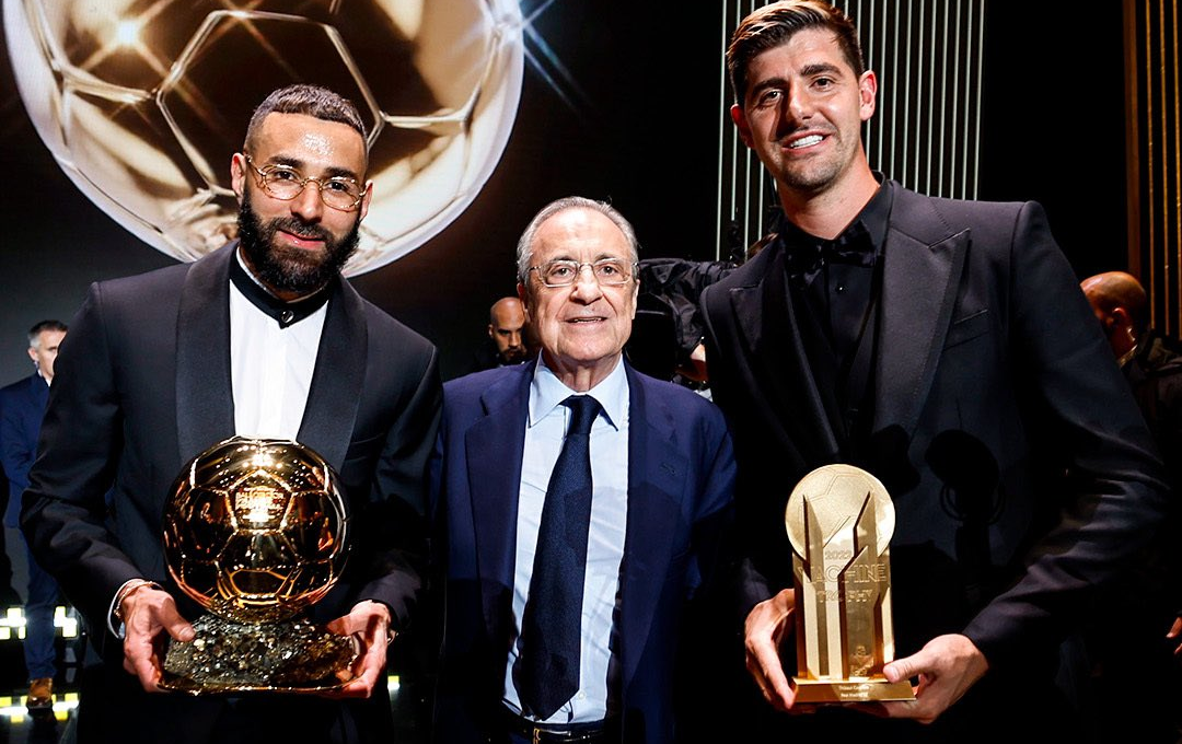 Thibaut Courtois se coronó como el mejor portero del mundo en la entrega del Balón de Oro Thibaut Courtois se coronó como el mejor portero del mundo en la entrega del Balón de Oro