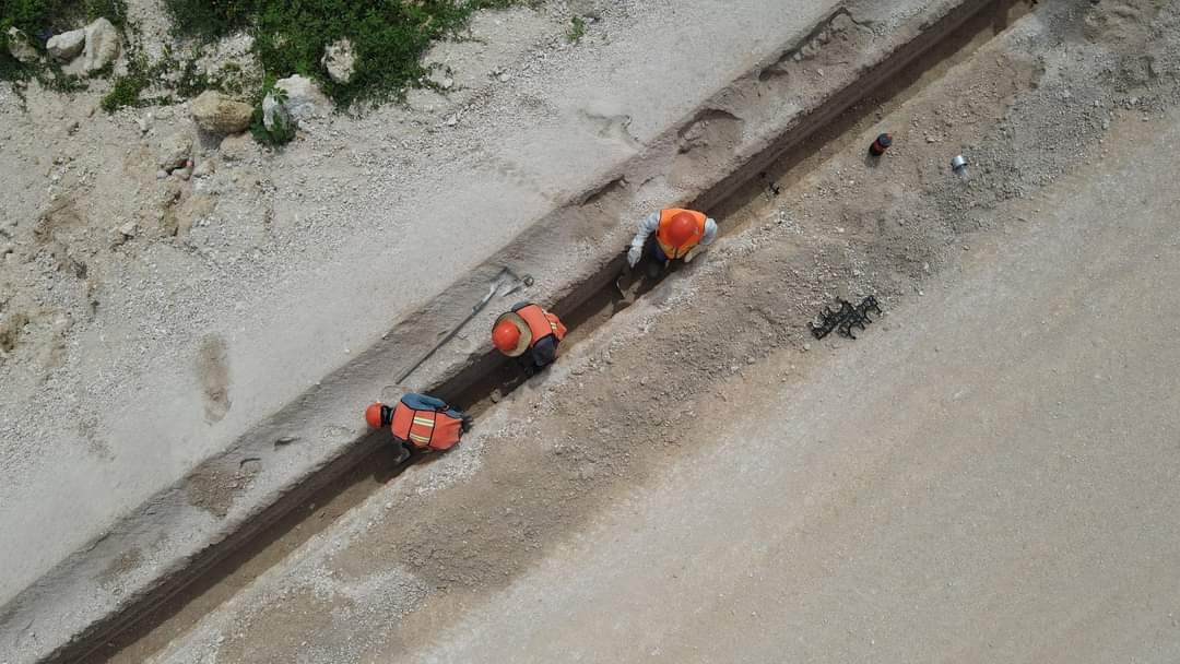 Las lluvias se han convertido en un enemigo para los trabajadores del Tren Maya
