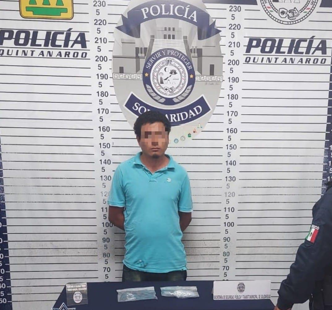 Las 120 bolsitas aseguradas contenían un narcótico identificado como piedra