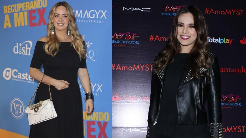 Tania Rincón y Andra Legarreta fingen tomar, comer y esta vez hacen cara de fuchi