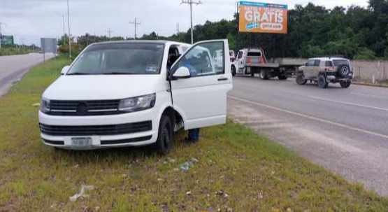 La Guardia Nacional se hizo presente en el lugar, acordonando la zona del accidente vial La Guardia Nacional se hizo presente en el lugar, acordonando la zona del accidente vial