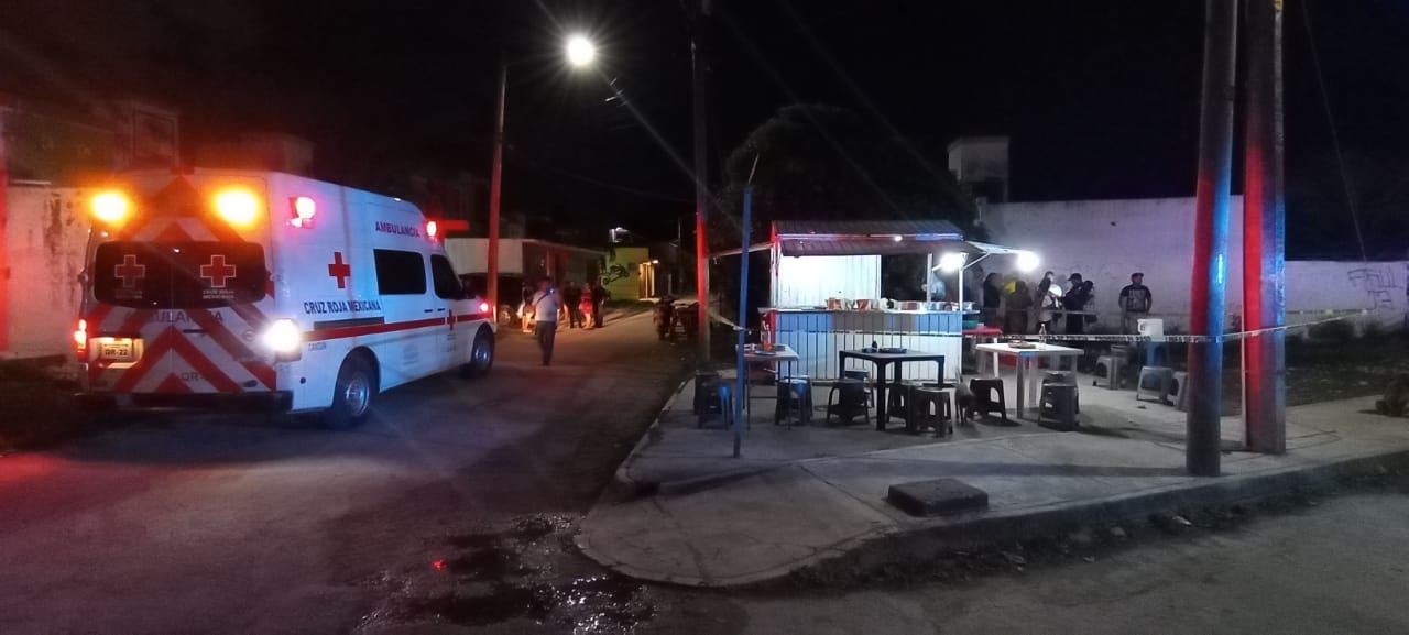 Disparan contra puesto ambulante por supuesto robo en Cancún Disparan contra puesto ambulante por supuesto robo en Cancún