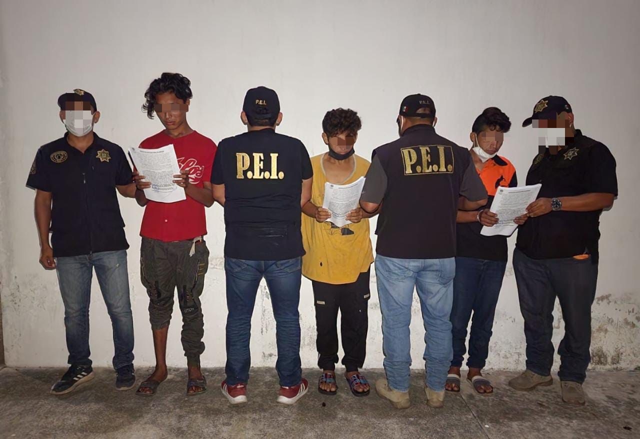 Los jóvenes son acusados por el delito de robo calificado cometido en pandilla