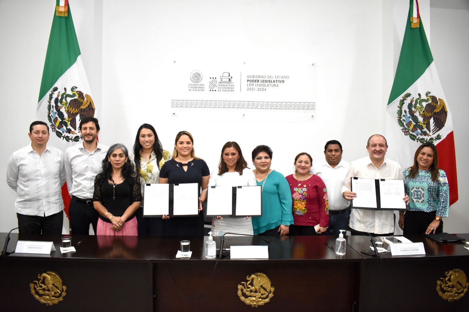 En el evento se contó con la presencia de Luis Fernando Carrera Castro, representante de Unicef en México