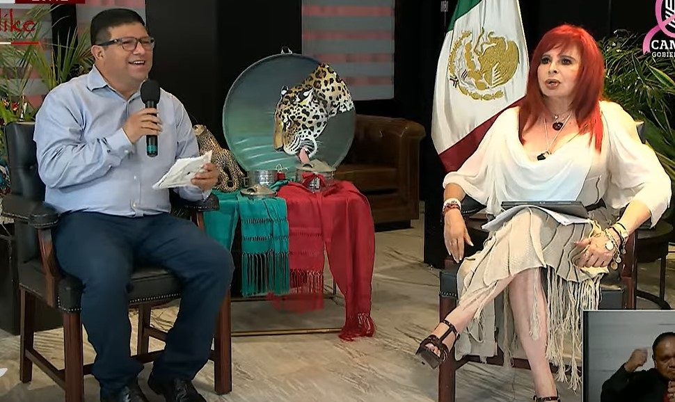 La Gobernadora negó que espíe o sea una guerra sucia, e instó al dirigente morenista a recapacitar y que decida jugar en el bando de los guindas.