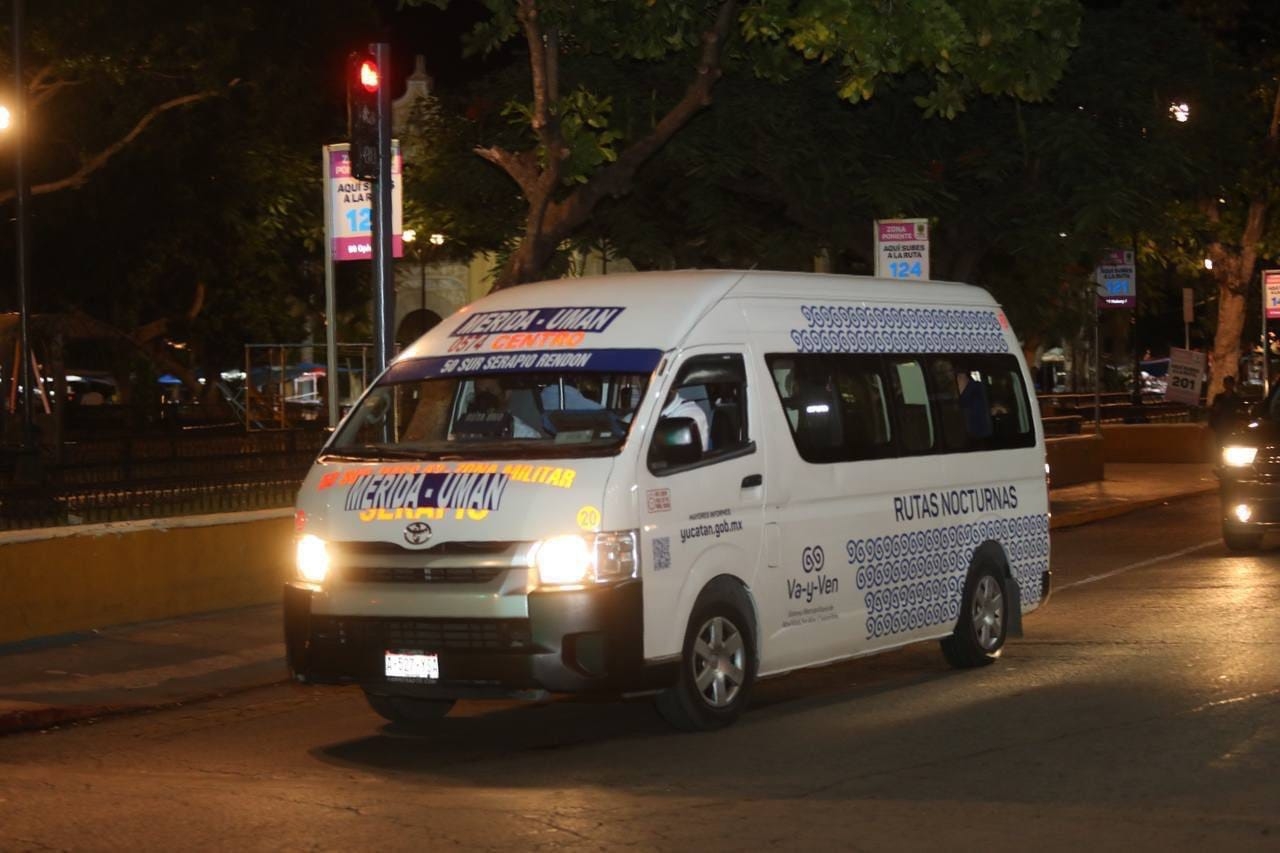 El pasaje de las rutas nocturnas de Mérida comenzará a cobrarse la próxima semana El pasaje de las rutas nocturnas de Mérida comenzará a cobrarse la próxima semana