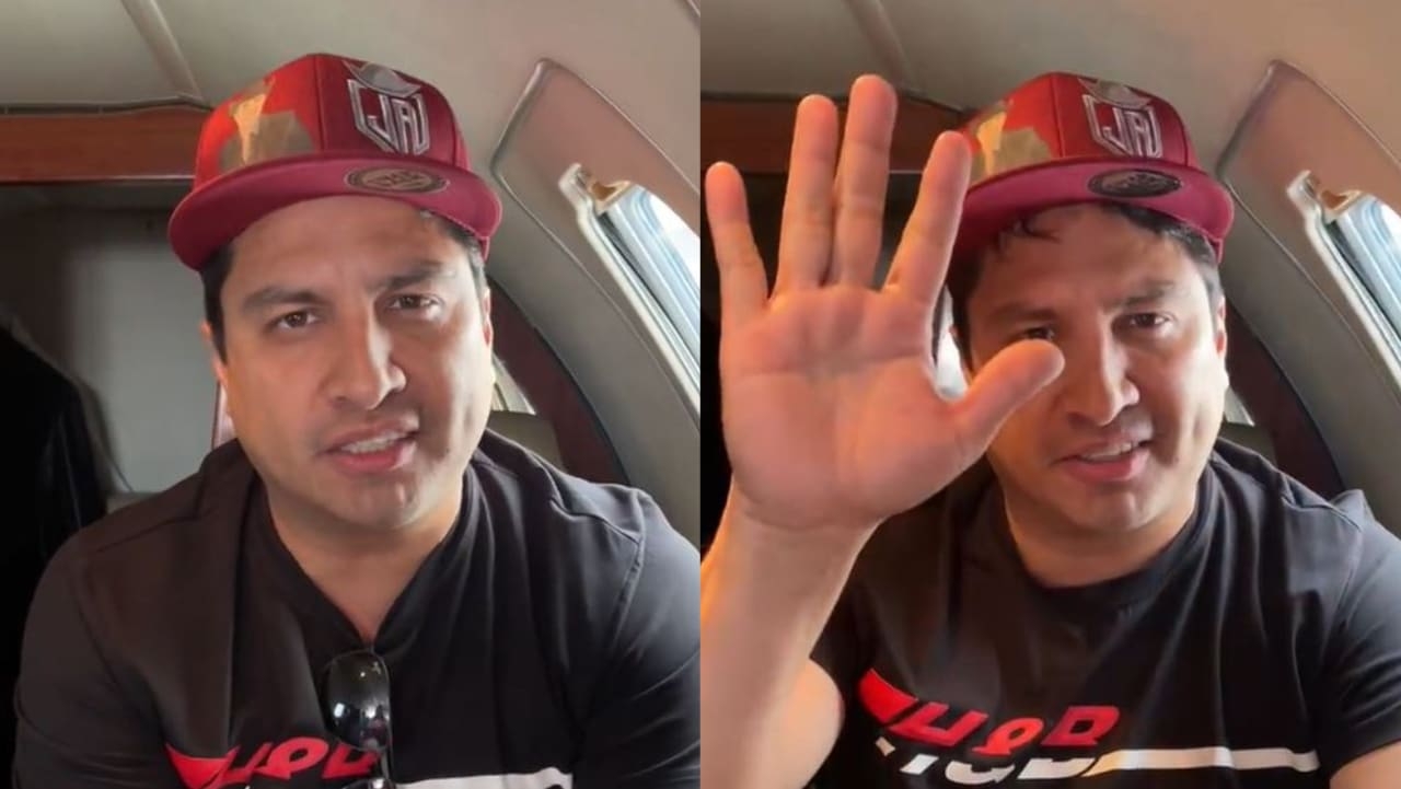 A través de un video, Julión Álvarez informó a familiares y amigos que se encontraba bien