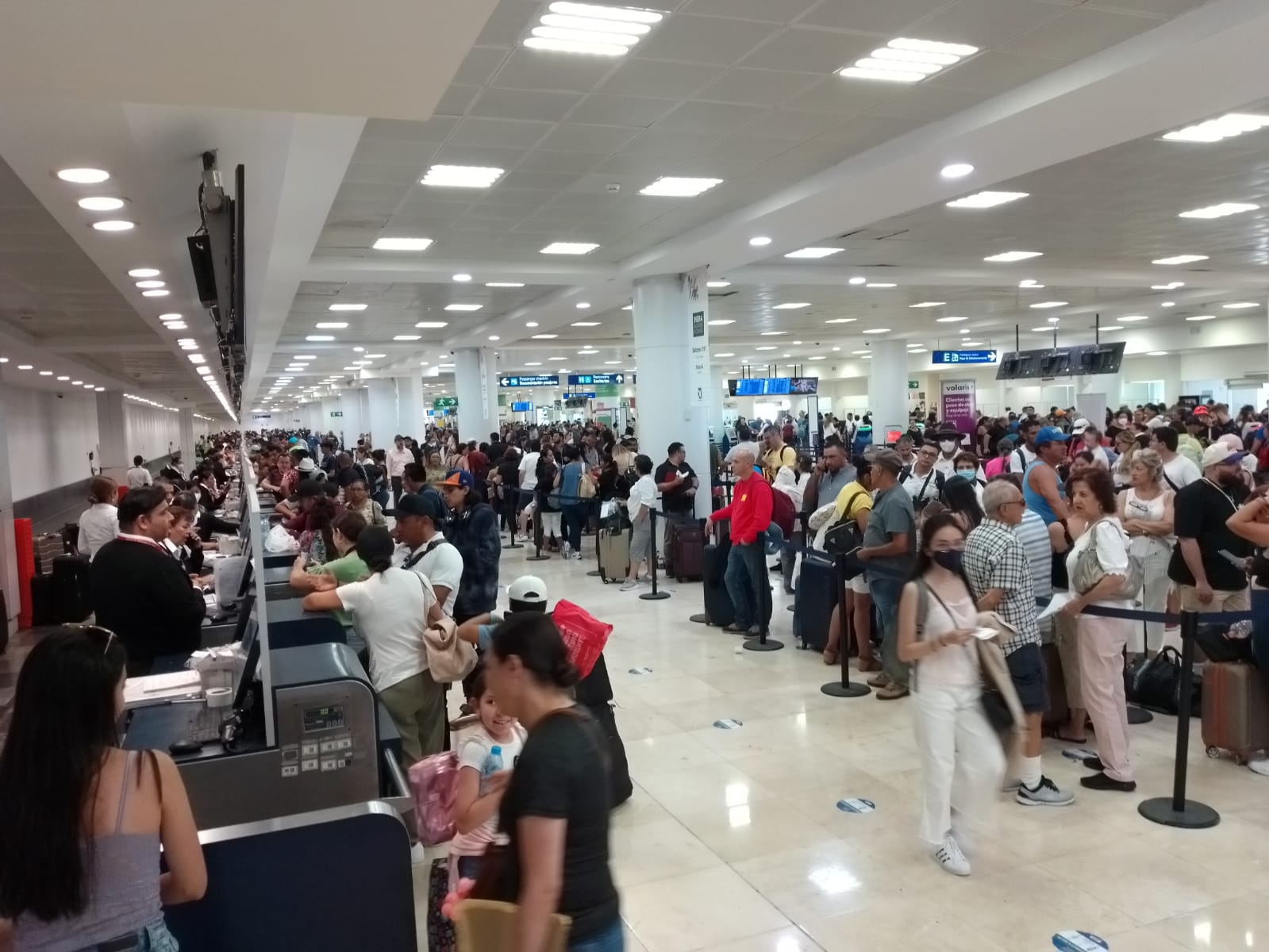 Se espera que en los próximos días aumenten la cantidad de vuelos a Cancún