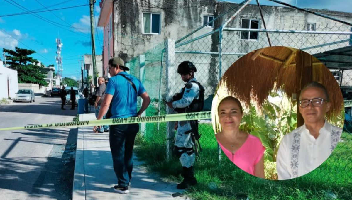 El fiscal Óscar Montes de Oca se encontraba con la alcaldesa de Cozumel en un evento privado a poca distancia El fiscal Óscar Montes de Oca se encontraba con la alcaldesa de Cozumel en un evento privado a poca distancia