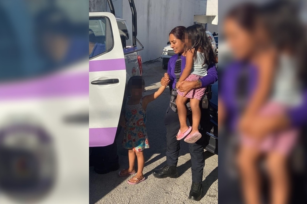 Las menores rescatadas en Cancún fueron llevadas para valoración médica, luego de que permanecieran un día encerradas y solas Las menores rescatadas en Cancún fueron llevadas para valoración médica, luego de que permanecieran un día encerradas y solas
