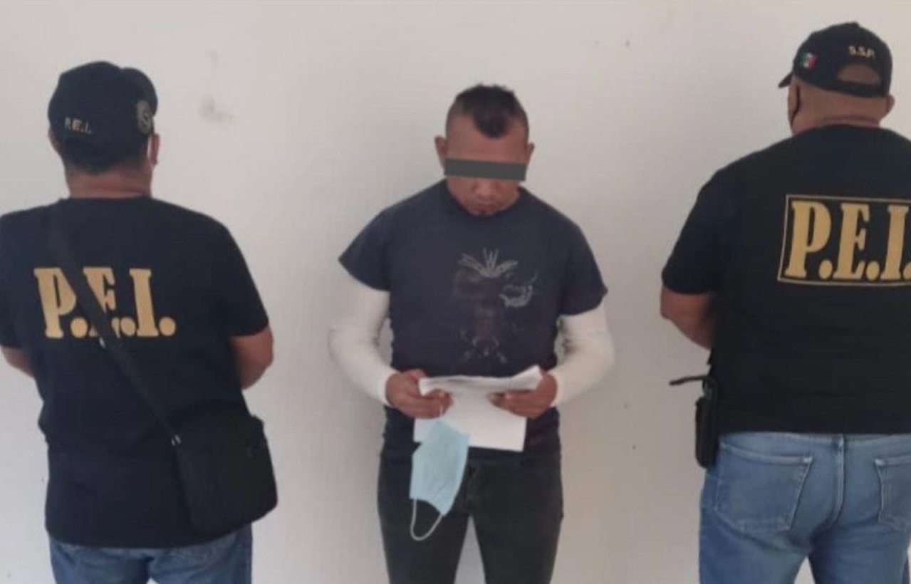 Rogelio Antonio E. U. alias “SIDA” o “Mohicano” fue puesto a disposición de la FGE Yucatán