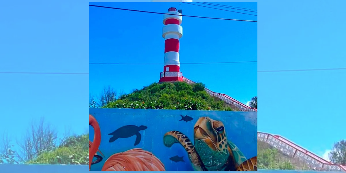 El faro se encuentra en El Cuyo. Foto: Especial El faro se encuentra en El Cuyo. Foto: Especial