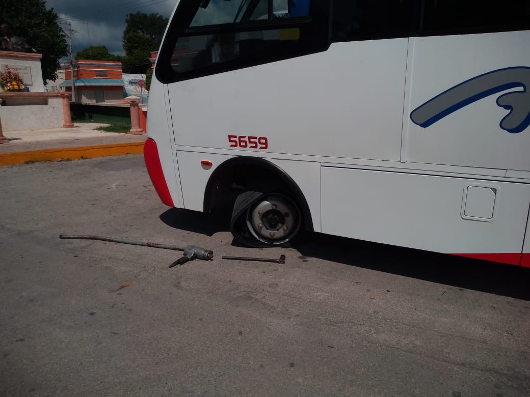 Solamente quedó en un ligero percance