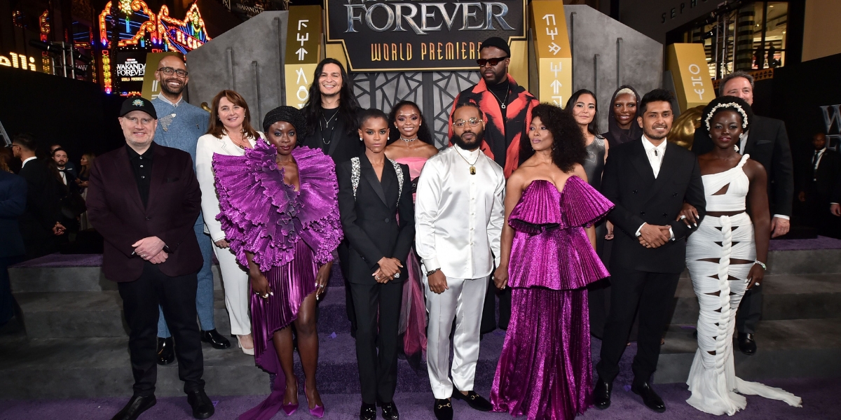 Parte del elenco de ‘Black Panther: Wakanda Forever’. Foto: Especial