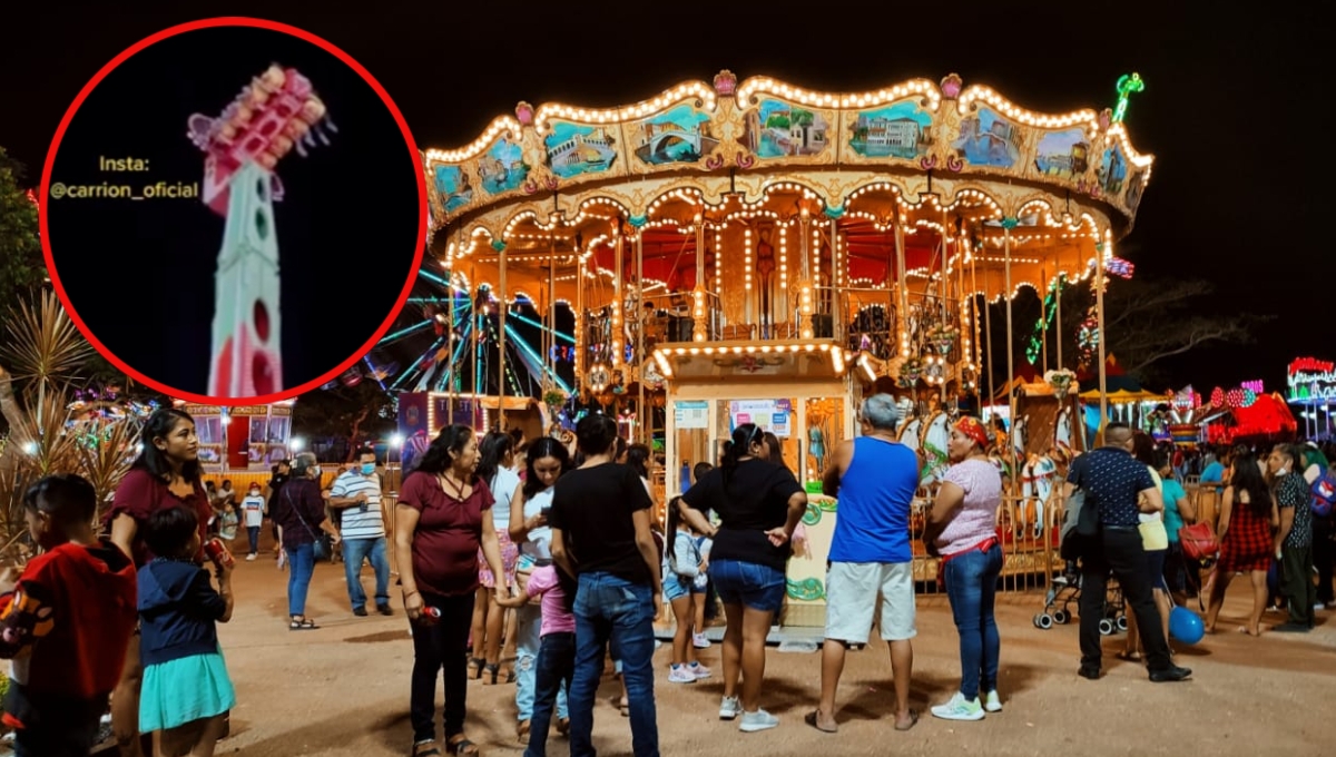 Por media hora estuvieron las personas varados en el juego mecánico