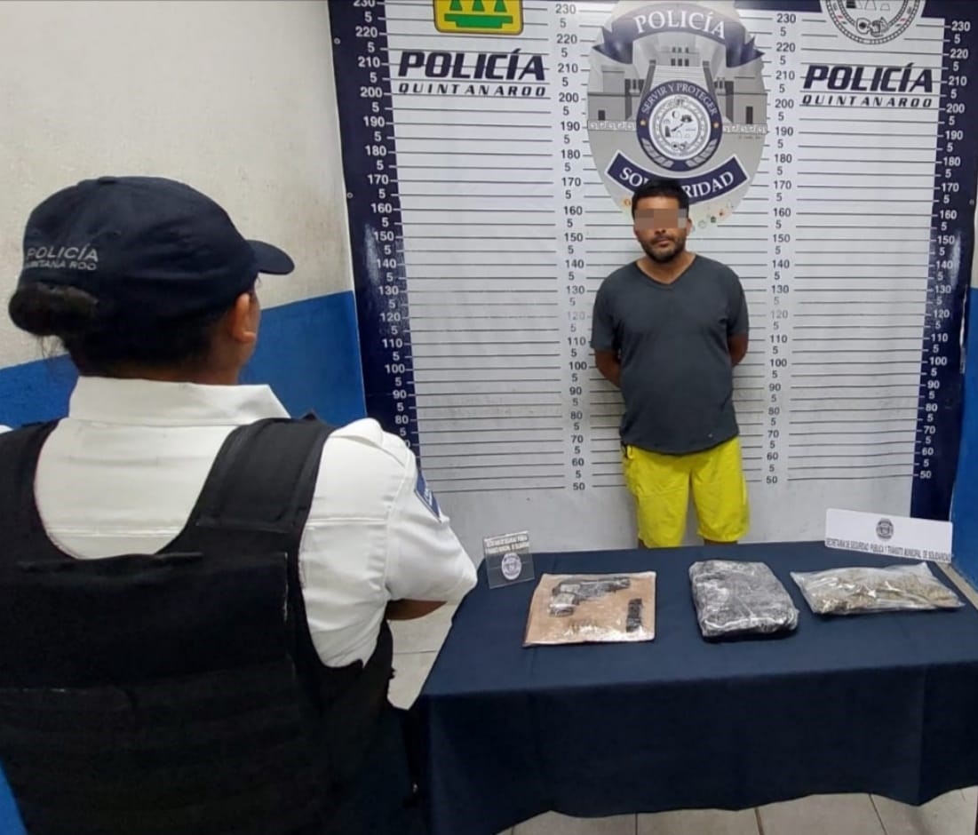 Aseguraron 30 envoltorios con las características de la droga conocida como marihuana