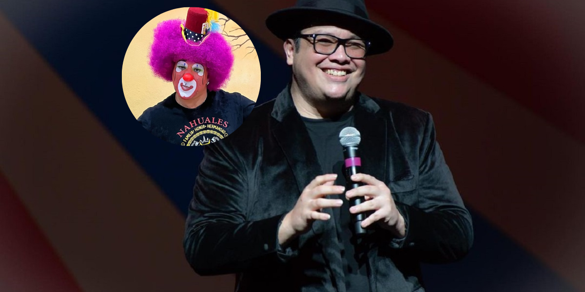 ¿Franco Escamilla defiende a Platanito o a la comedia? Foto: especial