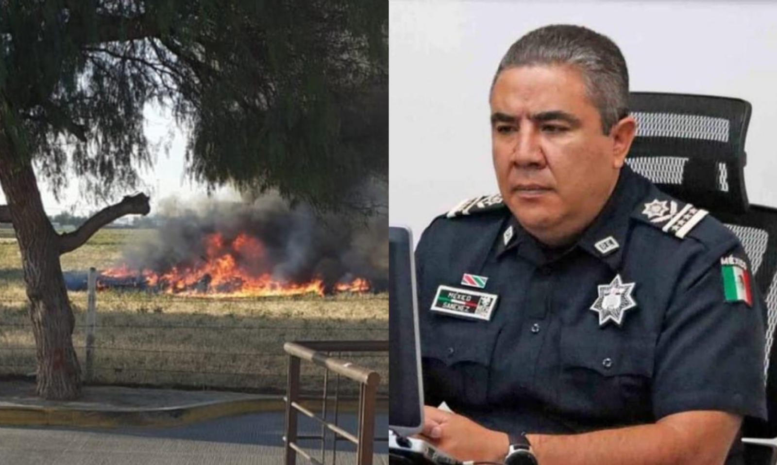 Porfirio Sánchez, secretario de seguridad, perdió la vida en el accidente