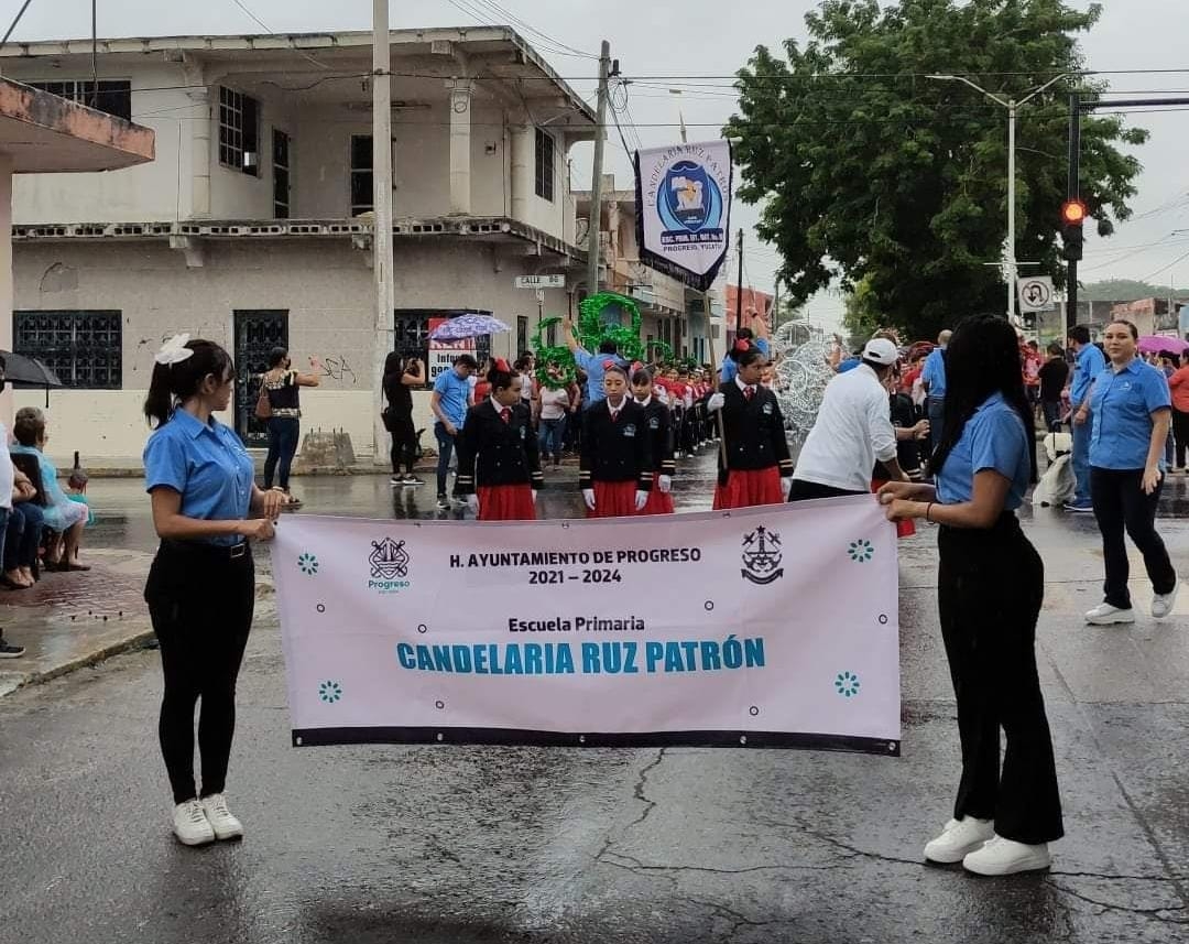El desfile por la Revolución Mexicana fue suspendido por la lluvia en Progreso El desfile por la Revolución Mexicana fue suspendido por la lluvia en Progreso