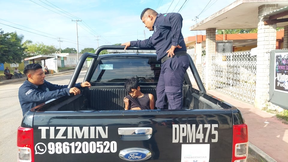 Detienen a hombre que intentaba robar en predios de Tizimín