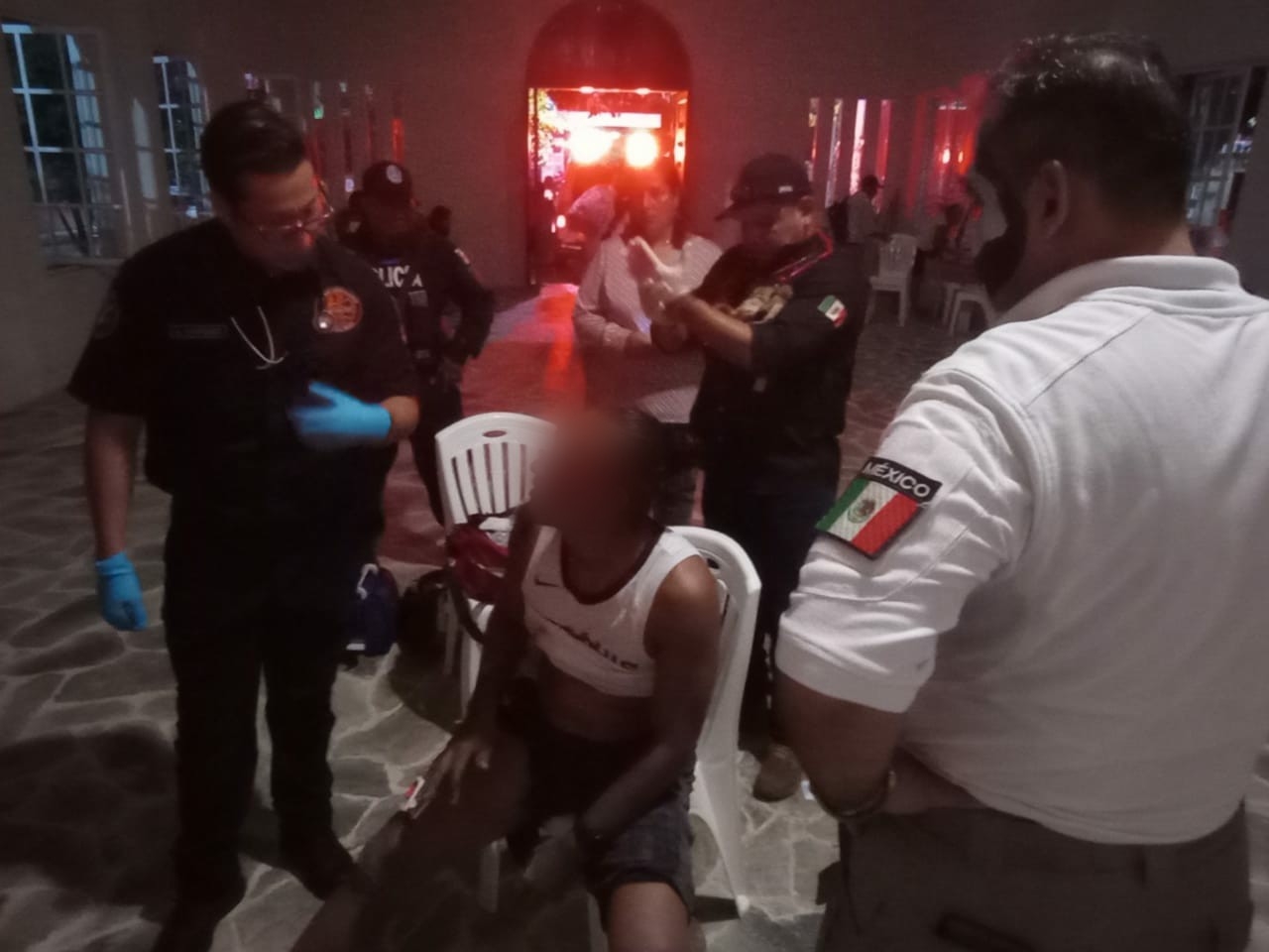 Dos hombres y una de las mujeres fueron los que recibieron atención, sin que se reportaran graves