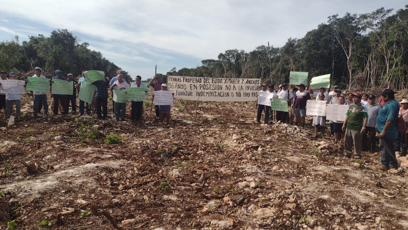 Los denunciantes son propietarios de las tierras desde hace 86 años
