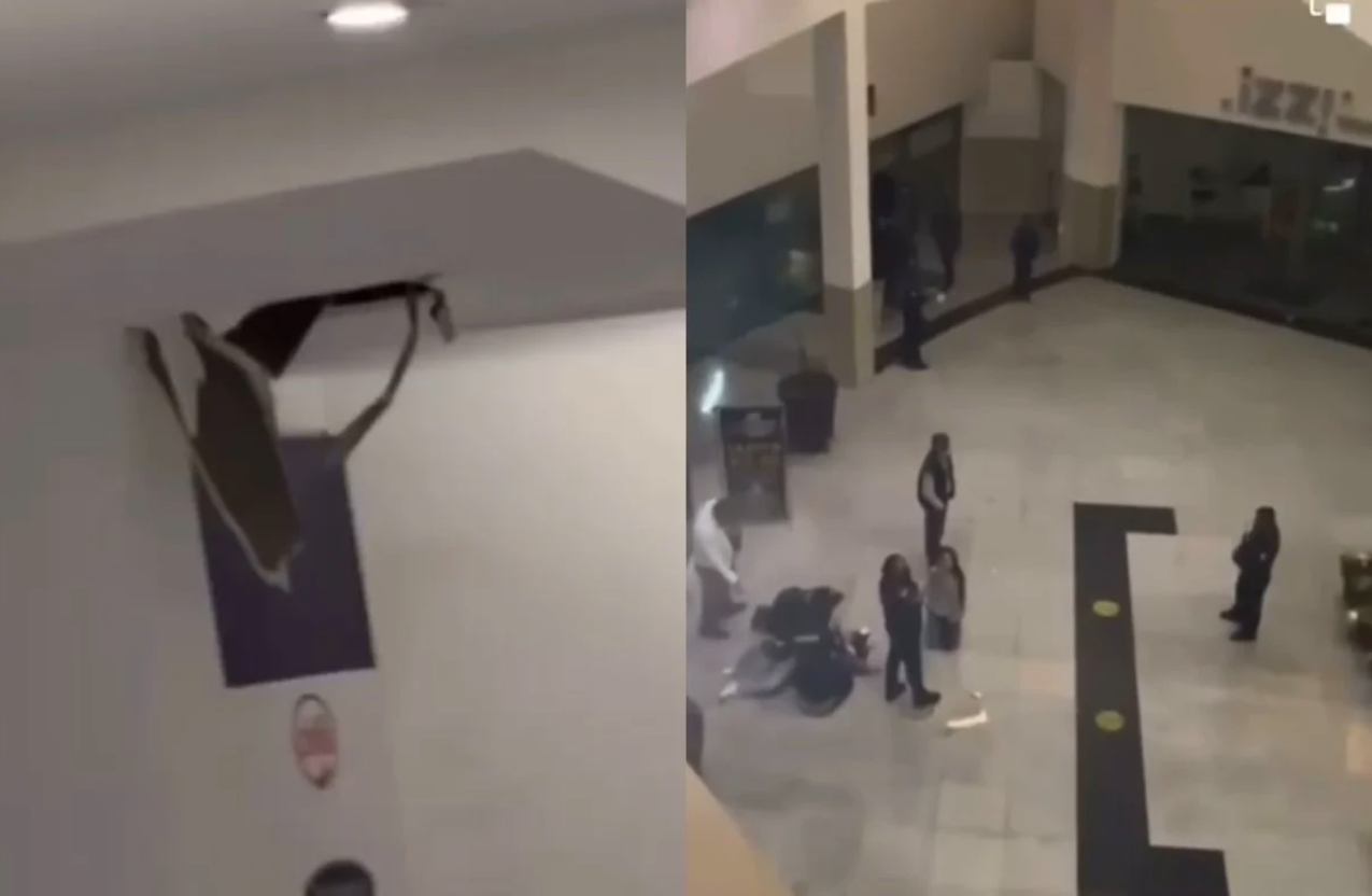 La mujer se encontraba junto a las escaleras en el tercer piso, en el momento en que el piso cedió y se desplomó La mujer se encontraba junto a las escaleras en el tercer piso, en el momento en que el piso cedió y se desplomó
