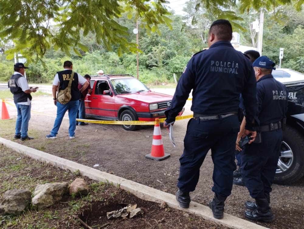 Autoridades acordonaron el área para el levantamiento del cuerpo