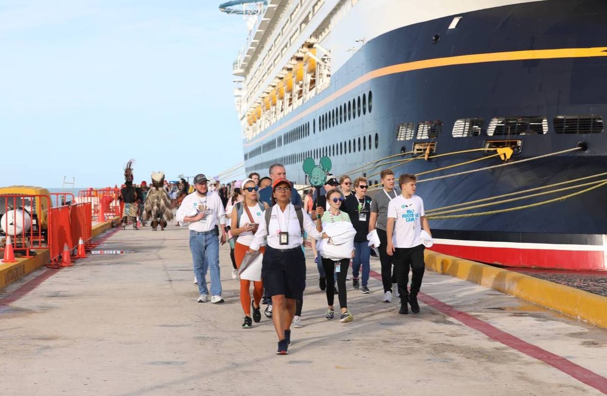 Es primera vez que llega el crucero Disney Magic a Yucatán Es primera vez que llega el crucero Disney Magic a Yucatán
