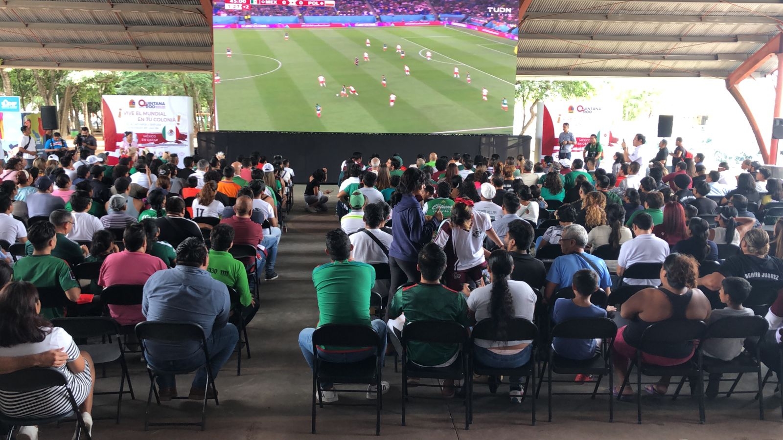 La mayoría de los ciudadanos se encontraban viendo el partido
