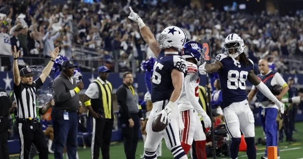 Cowboys remontan a los Giants en la jornada de NFL por Acción de Gracias