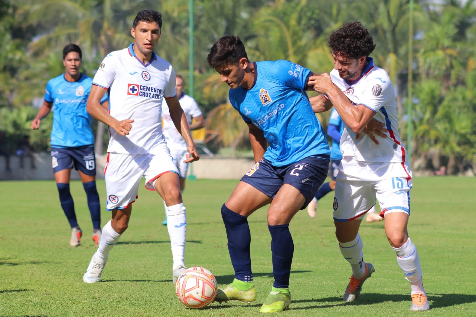 El partido quedó 4-0 a favor de Cruz Azul
