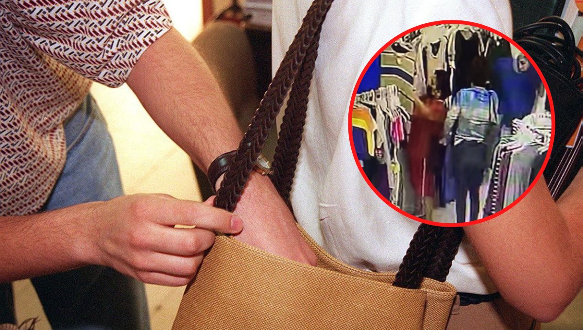 Las carteristas fueron captadas por las videocámaras de la tienda de ropa Las carteristas fueron captadas por las videocámaras de la tienda de ropa