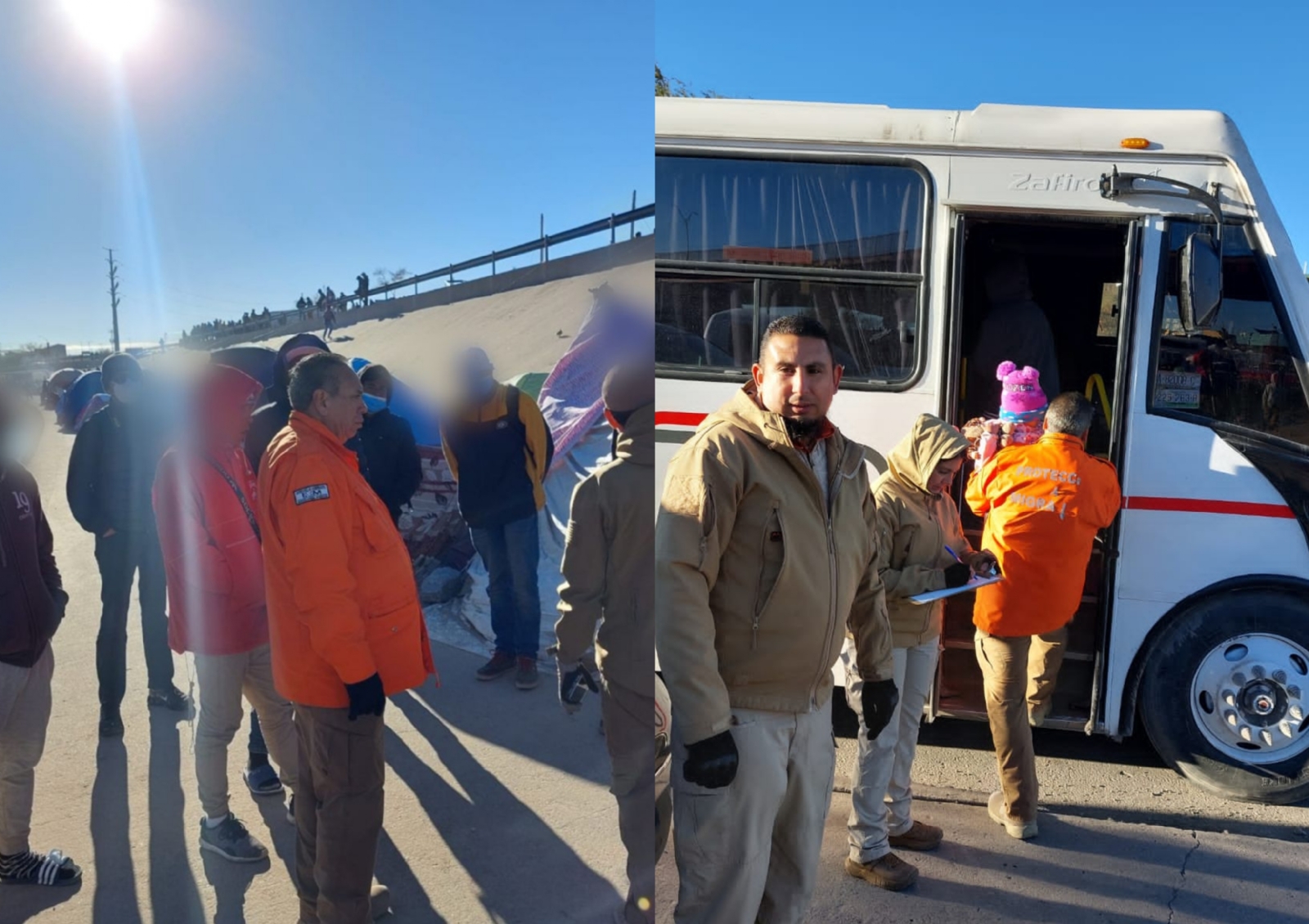 Los migrantes recibieron asistencia en el Centro de Integración "Leona Vicario" Los migrantes recibieron asistencia en el Centro de Integración "Leona Vicario"