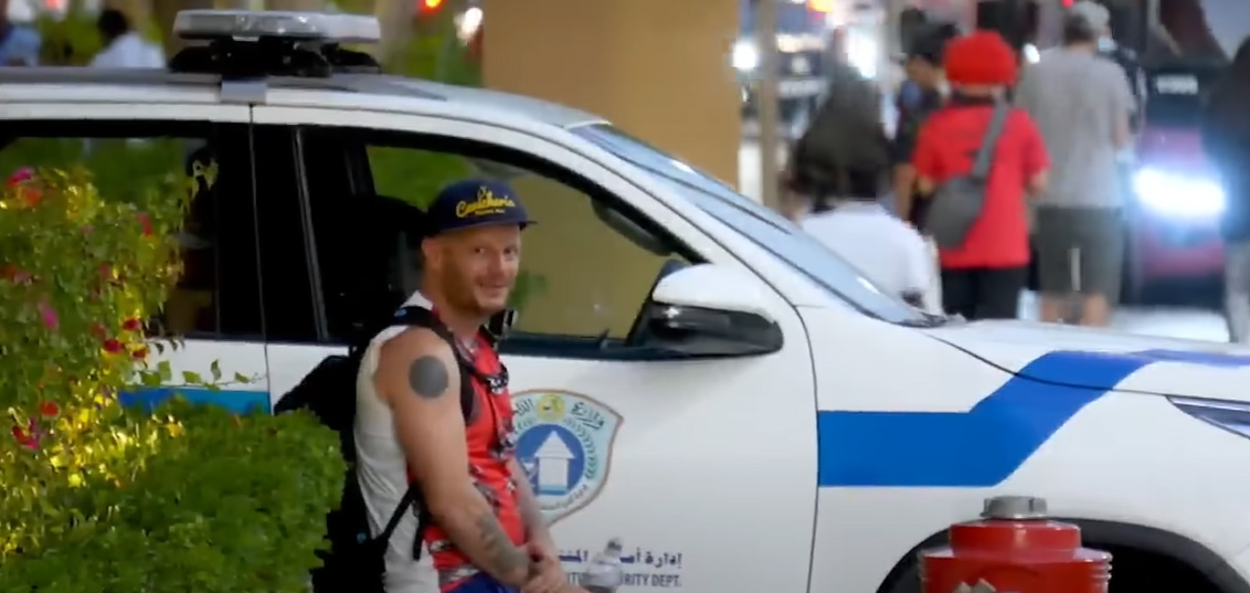 Facundo fue detenido luego de que hiciera molestar a unos conductores en Qatar Facundo fue detenido luego de que hiciera molestar a unos conductores en Qatar