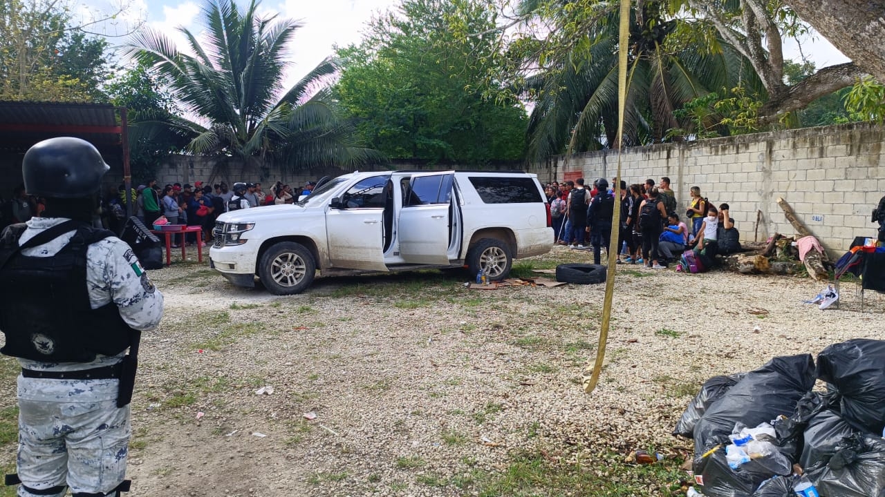 El traslado de las 200 personas se realizó en 6 viajes por parte del INM