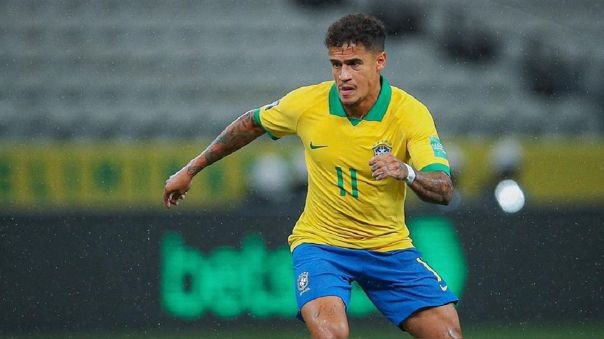 Coutinho lamenta perderse el Mundial y dice que estará de corazón con Brasil Coutinho lamenta perderse el Mundial y dice que estará de corazón con Brasil