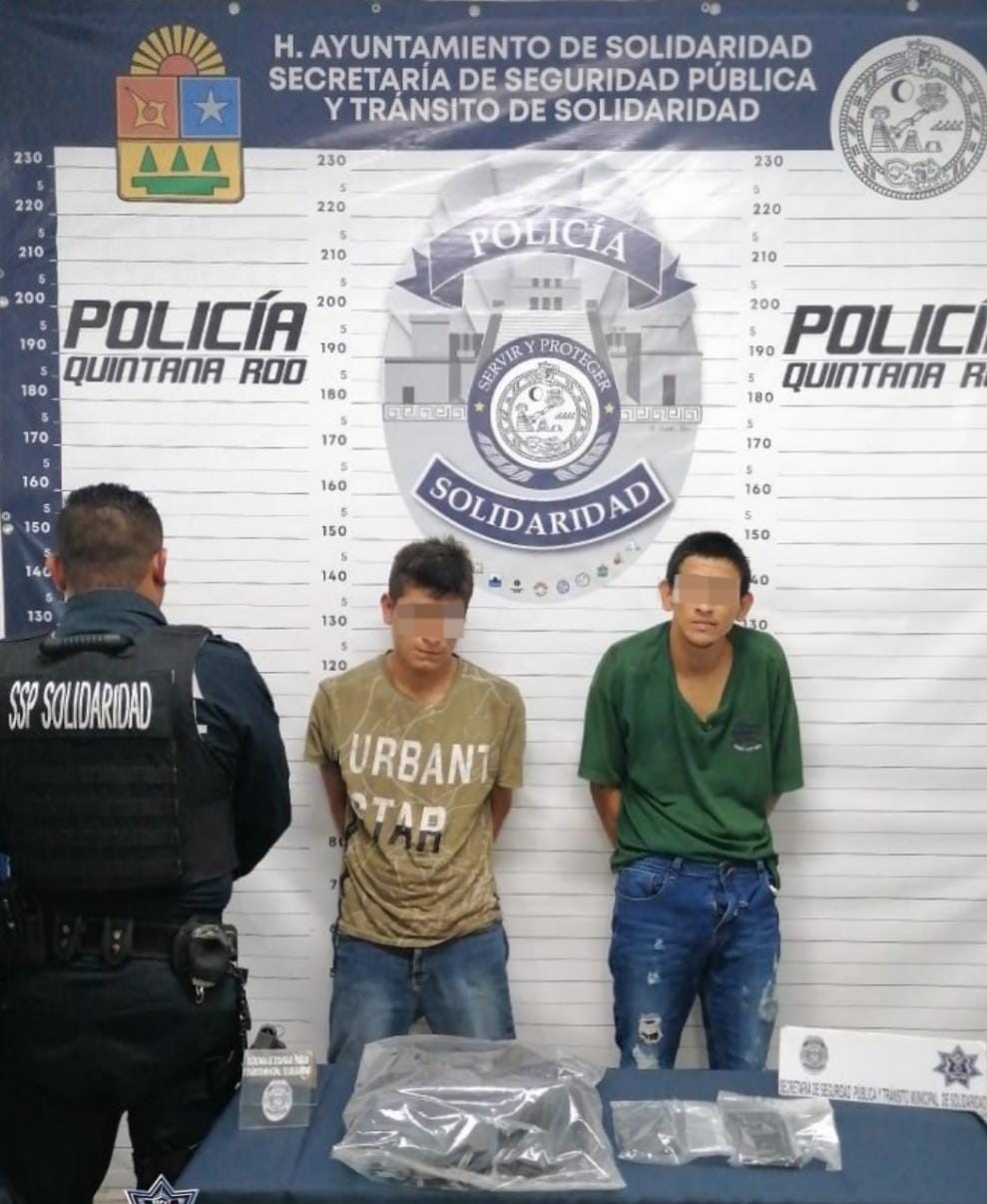 Los detenidos fueron puestos a disposición de las autoridades correspondientes